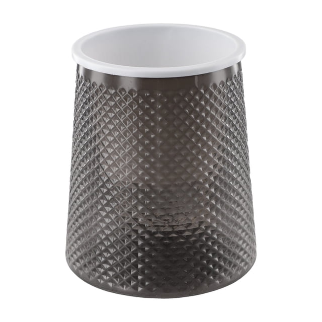 Flower Pot Transparent Grey Office Transparent Self Watering Flower Pot Water Absorbing System Self Watering Feature