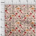 thumbnail image 2 of oneOone Polyester Spandex Peach Fabric Floral Fabric For Sewing Printed Craft Fabric By The Yard 56 Inch Wide, 2 of 4