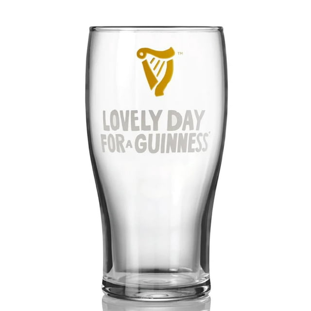 Vaso de cerveza Guinness Tulip de 590 ml, producto oficial de Lovely Day