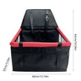 thumbnail image 3 of Waterproof Pet Car Seat Booster with Safety Straps | Non-Slip Design for Cats & Dogs | 15 lb Weight Limit | Easy to Install & Store | 16.54x15.75x12.6 Inches, 3 of 6