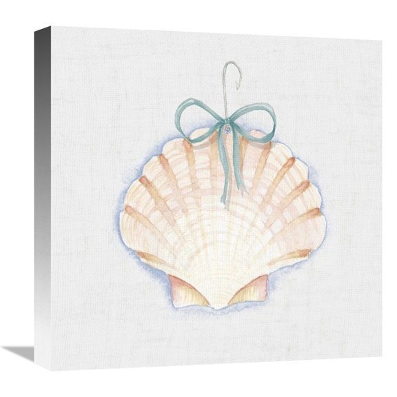 Global Gallery's 'Christmas on the Coast II' by Elyse DeNeige Stretched Canvas Wall Art