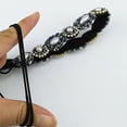 thumbnail image 3 of 6 diademas elásticas con diamantes de imitación, diadema de diamantes de imitación de cristal para mujeres y niñas, bandas con cuentas, accesorios para el cabello Vhermosa 2036015, 3 of 4