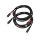 thumbnail image 5 of 2x RCA Extensión Cable de audio Conexión de audio Reproductor de audio Portable RCA RCA Cable masculino RCA para DVD, TV, Audio Inicio de Computer , 1M, 5 of 8