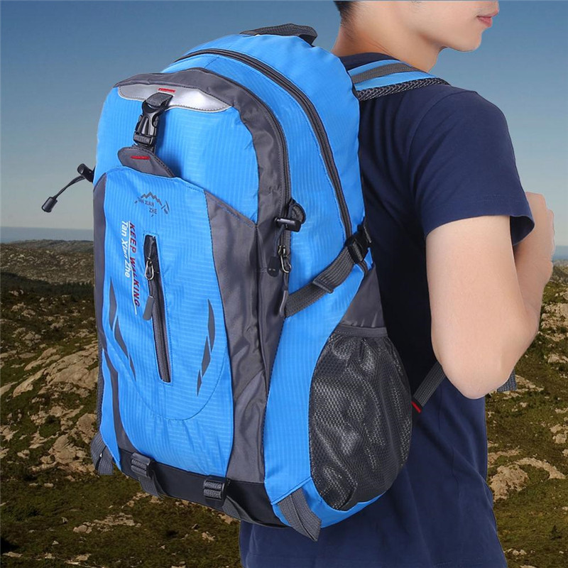 40L Hiking Backpack Waterproof Backpack Shoulder Bag Unisex Travel Backpack For Outdoor Sports