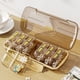 thumbnail image 1 of Pastillero Homerr, práctico contenedor para dos pastillas diarias, con 14 compartimentos, organizador semanal para viajes en casa., 1 of 7