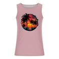 thumbnail image 4 of Taqqpue Mens Tank Tops Summer Beach Vacation Sleeveless Shirts Casual Palm Graphic Muscle Gym Workout Tank Top T-Shirt, 4 of 5