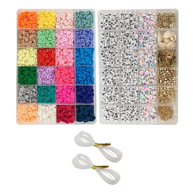 GUOOL 6mm Clay Beads for Jewelry Making Finding DIY Craft Unisex Gift Birthday