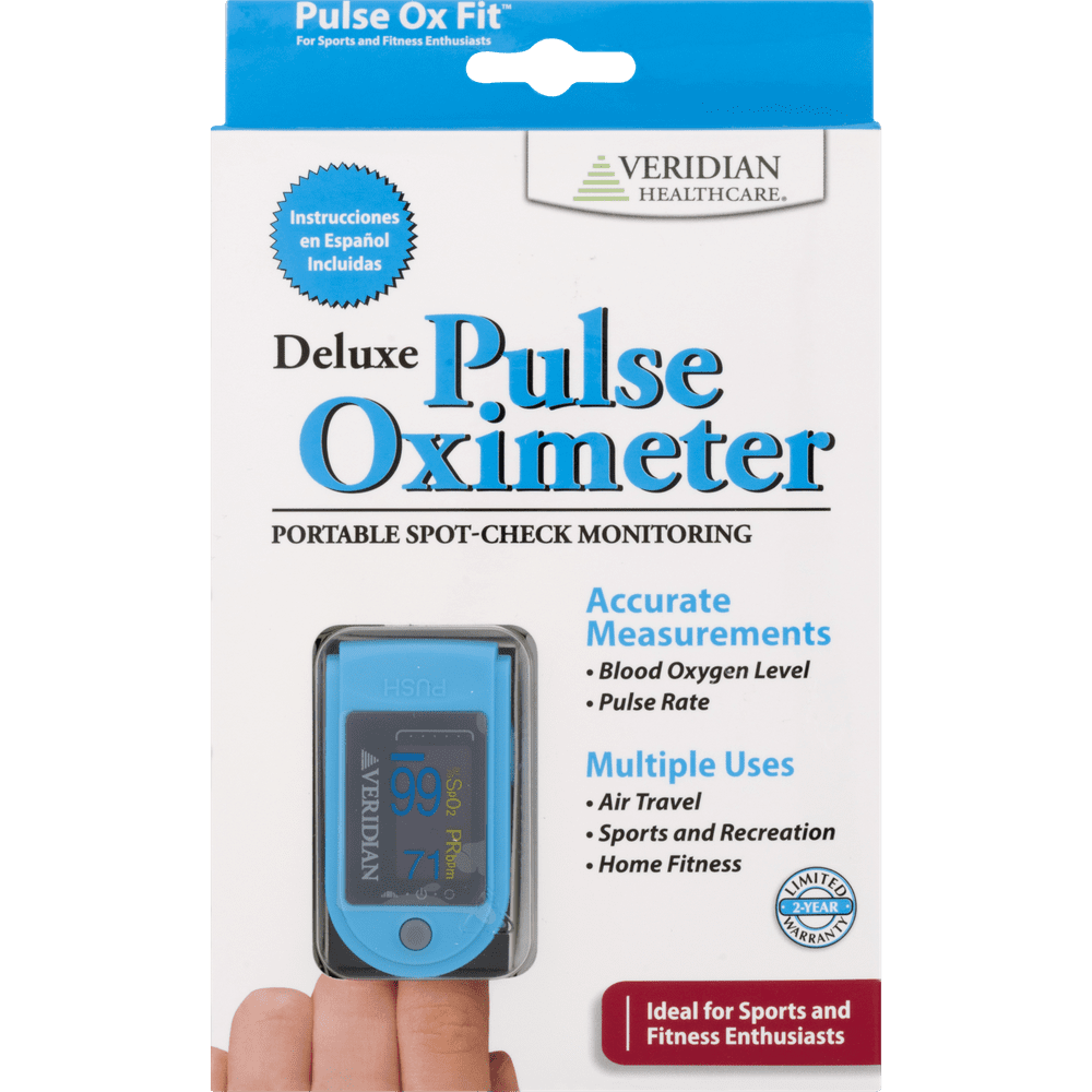 Veridian Healthcare Deluxe Finger Pulse Oximeter