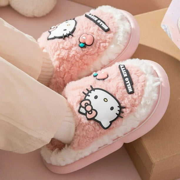 Hello kitty slippers best sale walmart