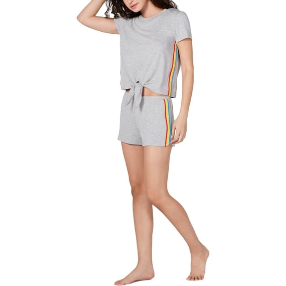 INC Womens Pride 2PC Sleepwear Pajama Set Gray XXL