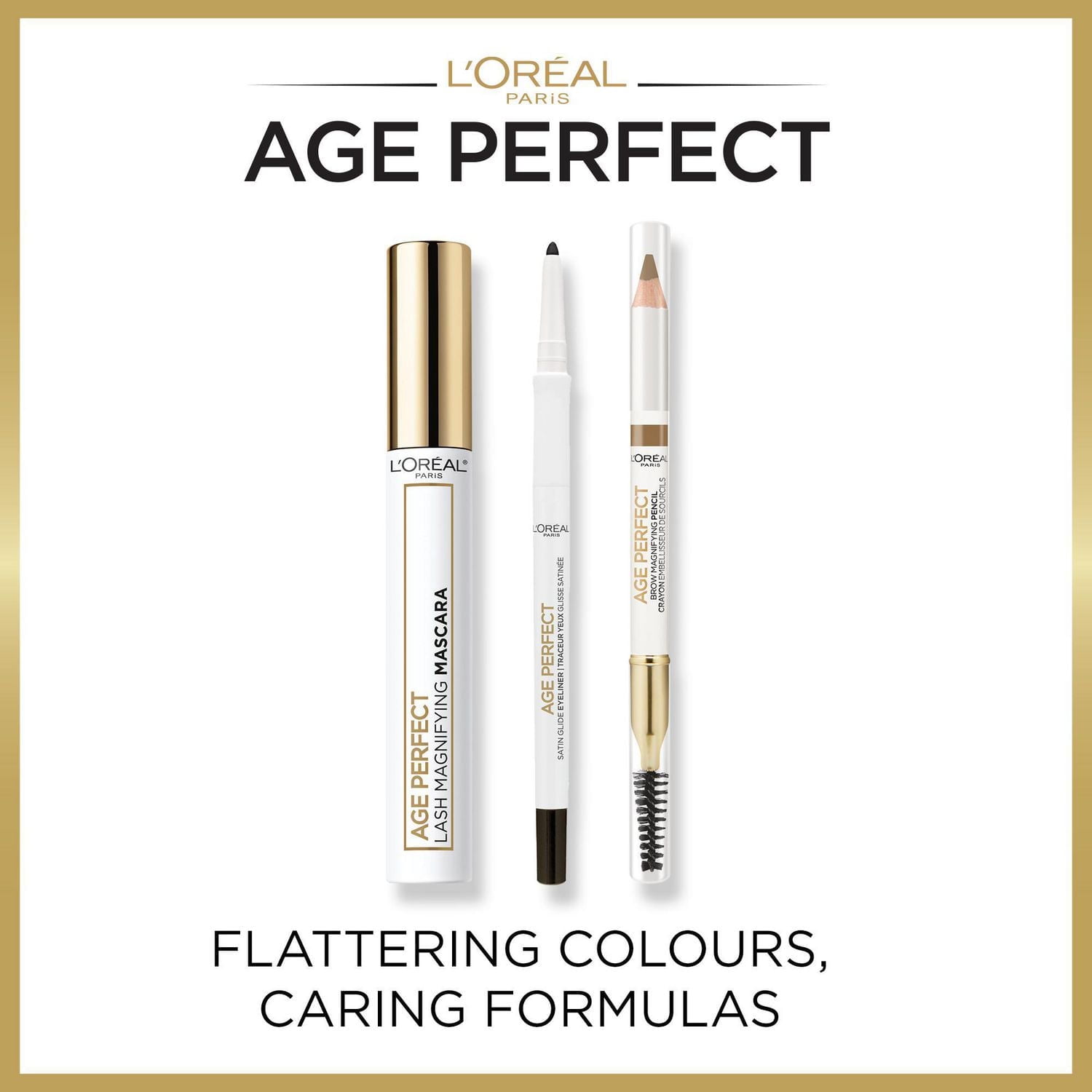 L'Oréal Paris Age Perfect Mascara Densifiant, Infusé à L'Huile de Jojoba, Pour Les Yeux Sensibles, Noir, 8.4  ML