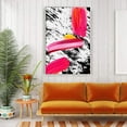 thumbnail image 2 of IDEA4WALL Framed Canvas Wall Art Brush Color Paint Strokes, 2 of 4
