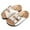 White, variant on Kids Boys Girls Slippers with Adjustable Straps Cork Footbed Non Slip Summer Beach Flat Slides Shoes