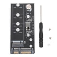 thumbnail image 2 of adaptateur M.2 NGFF à SATA Carte, M.2 NGFF SSD à 2,5 pouces adaptateur SATA 6 Gbps Installation Professionnelle Compacte Haute Précision pour Ordinateur, 2 of 7