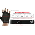 thumbnail image 3 of RDX Weight Lifting Gloves Fitness Bodybuilding Training Cycling Gym Equipment Red Small, 3 of 9