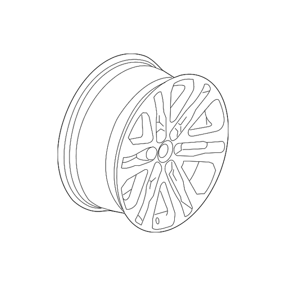 Genuine GM Wheel, Alloy 23243988