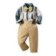 thumbnail image 2 of Baby Boys' And Newborn Button Down Shirt and Pants, 2 Piece Outfit, 2 of 8