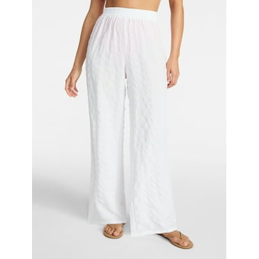Time and Tru Women's and Women's Plus Size Coverup Pants, Sizes XS-3X