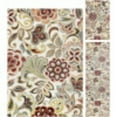 thumbnail image 3 of Deco Transitional 3-Piece Set Ivory and Red Polypropylene Indoor Area Rug, 3 of 8