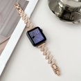 thumbnail image 1 of Adecuado para Apple Watch Correa iwatch 9 metal Z patrón 8/7/6/SE/5/4 generación Lightning Diamond Correa, 1 of 5