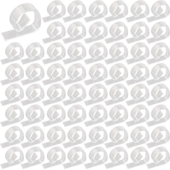 Pinzas para mantel de plástico transparente ROYHOO, 72 unidades, 4,7 x 3,5 x 1,2 cm