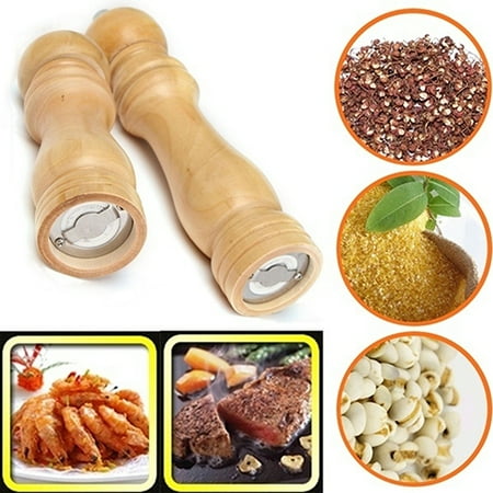 

SUZY Practical Wooden Pepper Grinder Sauce Spice Hand Movement Mill Cooking Tool