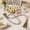 Old white, variant on Rustic Distressed Wooden Bead Garland with Tassels - Farmhouse Easter Decor for Tiered Tray, Table Centerpiece & Home Accents