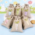 thumbnail image 4 of QuanTara Easter Carrot Treat Bag, 9.06x9.06x4.72in Felt Candy Pouch for Egg Hunts, Reusable Orange Carrot Shape Party Favors & Spring Decor, Set of 1, 4 of 6