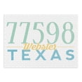 thumbnail image 2 of Webster, Texas, Local Zip Code (1000 Piece Puzzle, Size 19x27, Challenging Jigsaw Puzzle for Adults and Family, Made in USA), 2 of 4