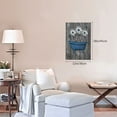 thumbnail image 3 of Farmhouse Bathroom Decor Wall Teal Daisy Quotes Pictures Toilet Art Turquoise Artwork Framed Modern Home Wall Decor For Bathroom Rustic Wall Art Canvas Prints 12x16 Inch, 3 of 6