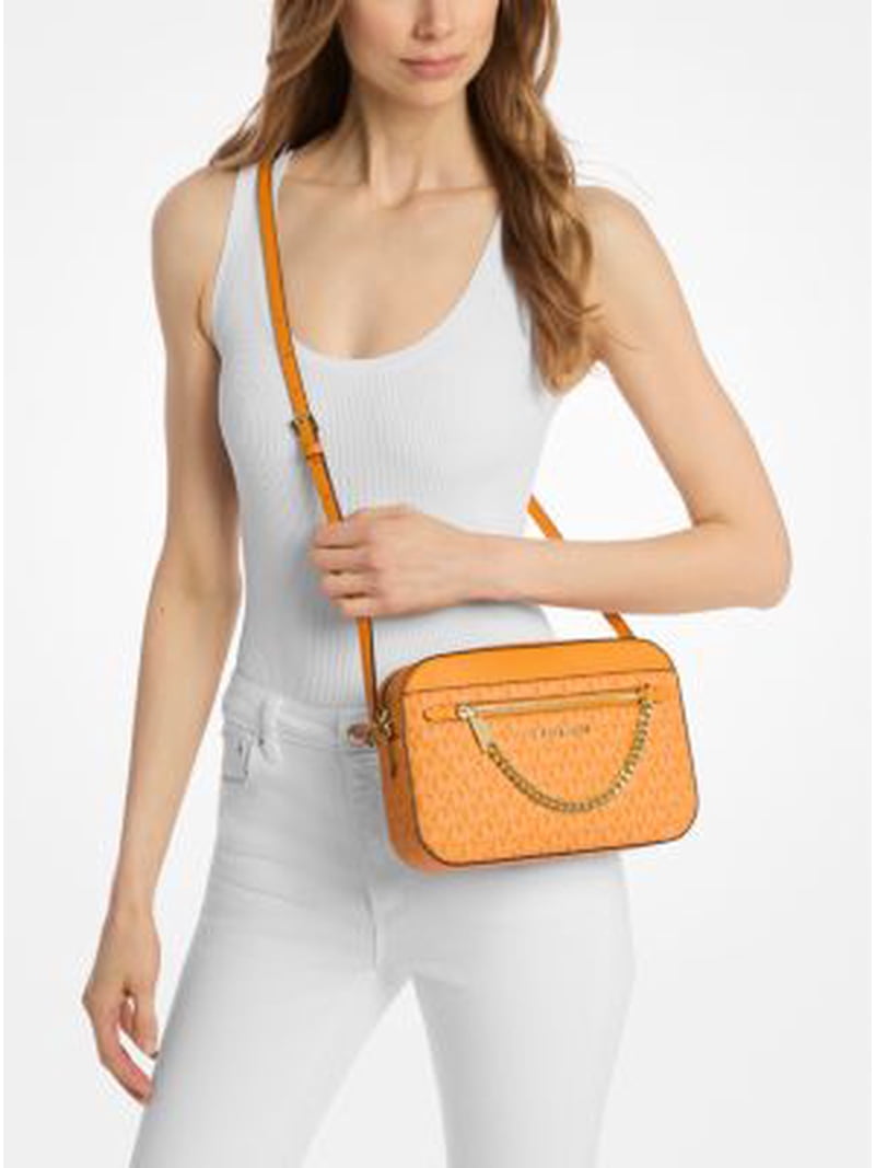 Michael Kors Jet Set Item Large East West Zip Chain Crossbody Bag
