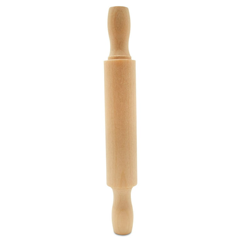 5 Mini Wooden Rolling Pin, Toddler Sized Playdough Tools