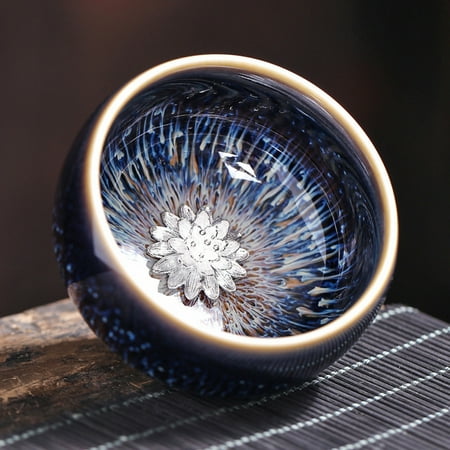 

Homeex Home Fashion Ceramic Kung Fu Silverfish Cup Lotus