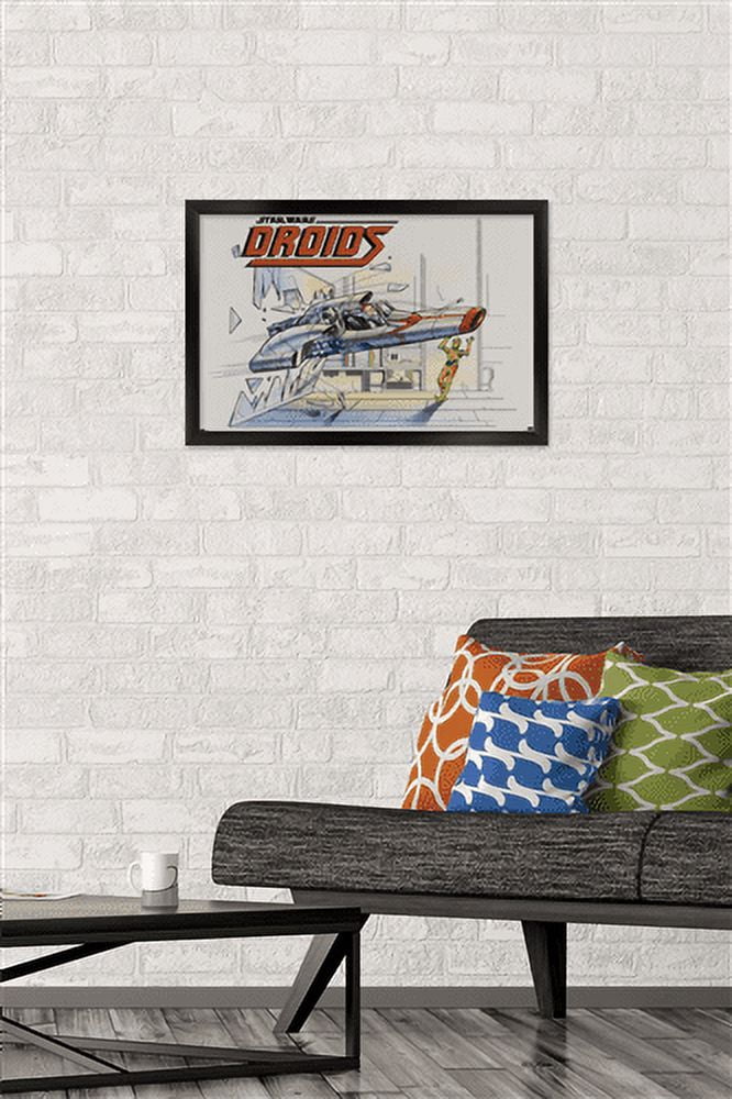 Star Wars: Droids - Crash Wall Poster, 14.725" x 22.375", Framed
