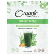 Organic Traditions Probiotic Super Greens with Turmeric -- 3.5 oz