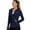 Navy-spf clothing for women, variant on Women Slim Fit Zip-Up Workout Jacket UPF 50+ Sun Protection Coats Lightweight Athletic Gym Jackets for Yoga Running Sports