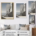 thumbnail image 4 of Designart "Horizon By The Beach House Wall I" Beach Floater Framed Canvas Wall Art, 4 of 5
