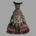 thumbnail image 3 of UPPADA Liquidation Robes d'Invitée de Mariage pour Femmes Hiver Robe à Manches Longues Grande Taille Robe Évasée Robe Maxi de Cocktail pour Femmes Robes de Soirée Ajustées Robes Noires pour Ados, 3 of 5
