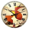 thumbnail image 1 of DesignArt All That Jazz Large Wall Clock, 1 of 2
