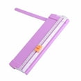 Paper Cutter Small Mini Folding Clear Scale Burrs Free Carbon Steel Cutting Scrapbook Paper