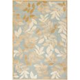 thumbnail image 2 of SAFAVIEH Martha Stewart Leafy Glade Floral Area Rug, Geyser, 8' x 11'2", 2 of 6