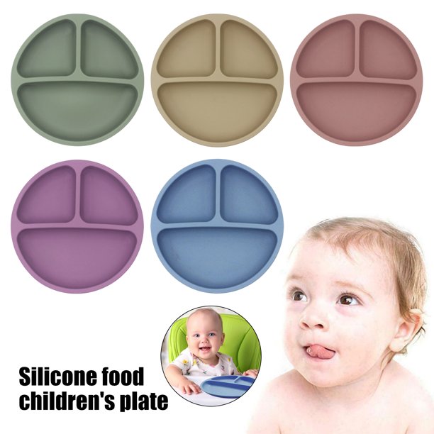 Baby Kids Silicone Placemat,Non Slip Child Food Feeding Cute Silicone