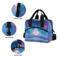thumbnail image 5 of Lunch Bag Portable Crossbody Meal Bag Cooler Bag Insulated Lunch Bag Food Bag Handheld & Crossbody Design Frozen Palace Ice Snow, 5 of 6