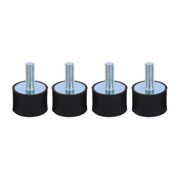 Amortiguador antivibratorio Yosoo M6 con soportes de goma (4 unidades)