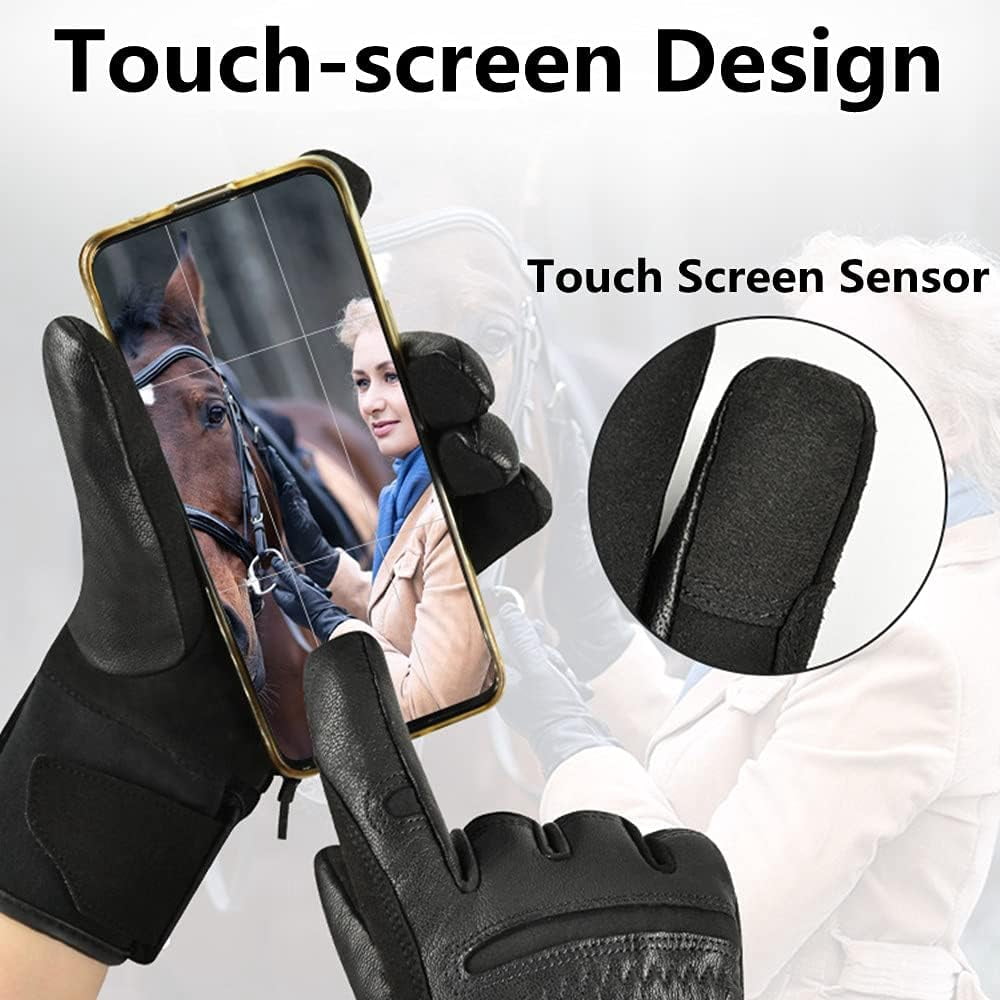 Heated Gloves for Men and Women,Rechargeable Heated Electric Gloves,Suitable for Winter Outdoor Work,Skiing,Cycling,Running,Hiking,etc.