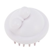 Unique Bargains 1 Pc Hair Brush Hat-shaped Scalp Scrubber Purple