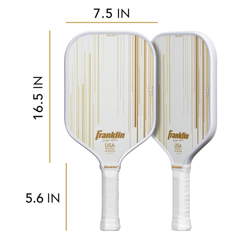 Franklin Sports Pro Signature Pickleball Paddles - 16mm Poly Core