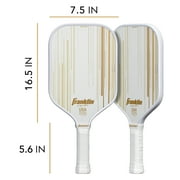 Franklin Sports Pro Signature Pickleball Paddles - 16mm Poly Core - Gold
