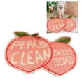thumbnail image 1 of <p>Cat Food Catching Mat, Cat Litter Mat Easy To Clean PVC Skid Resistance Flexible Decorative  For Bedroom For Pet</p>, 1 of 8