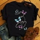 thumbnail image 4 of Camiseta Con Estampado De Árbol De Mariposa Para Mujer , Ropa De Verano De Manga Corta , Negra Blanca S-3XLpangjing, 4 of 4